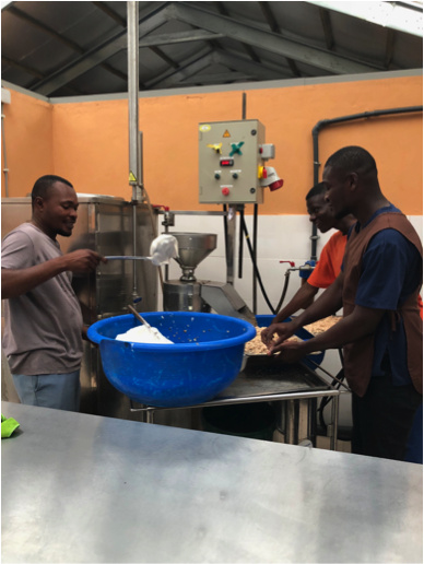 Making soy milk